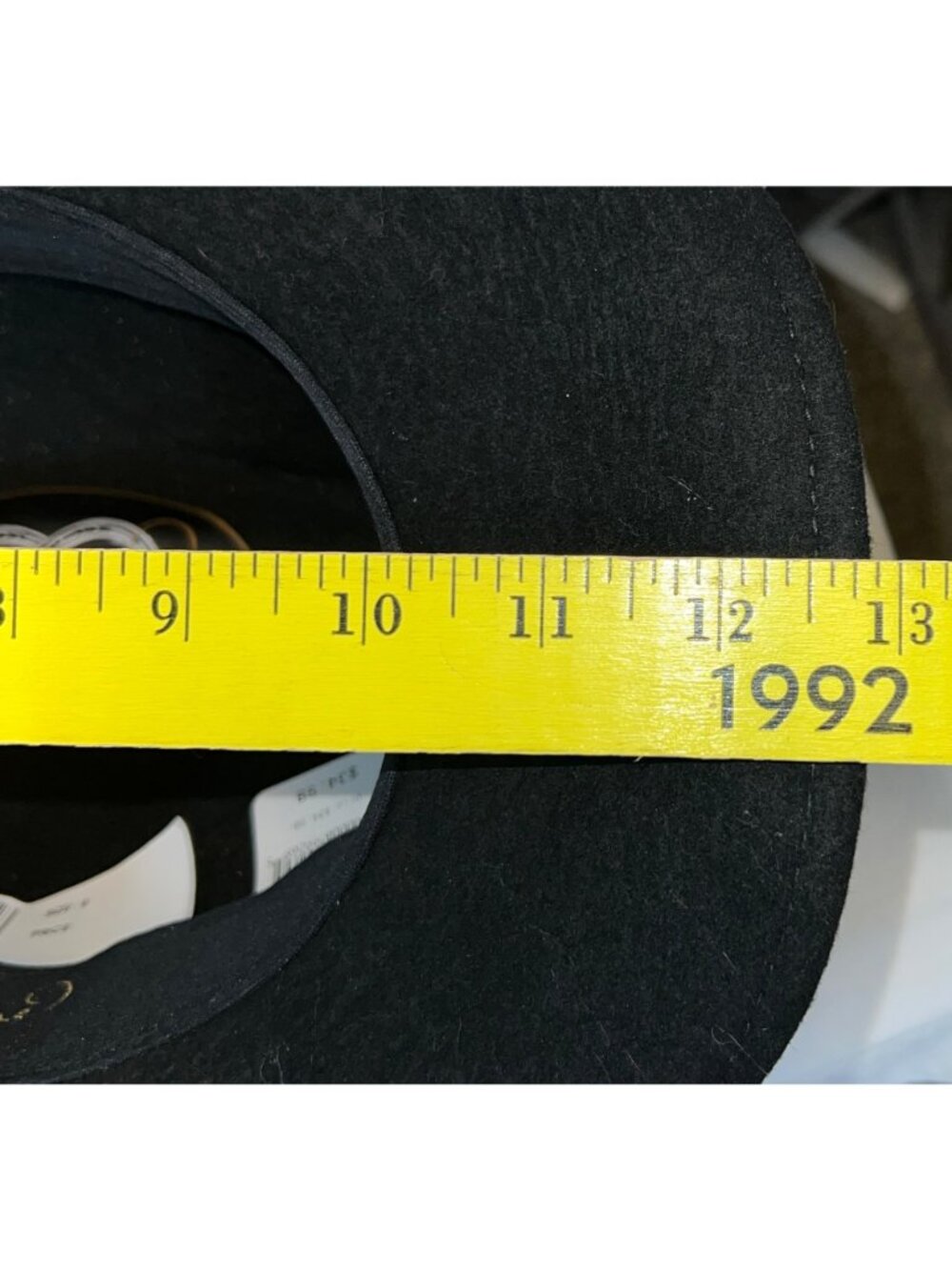 Shyanne Black Wool Felt Western Hat With Rhinestone Detail - Picture 6 of 7